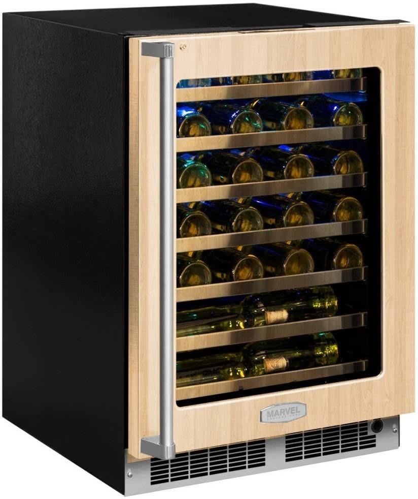Marvel MP24WSF5RP 24 Inch Counter Depth Wine Cooler with Vacation Mode, Intuit Controls
