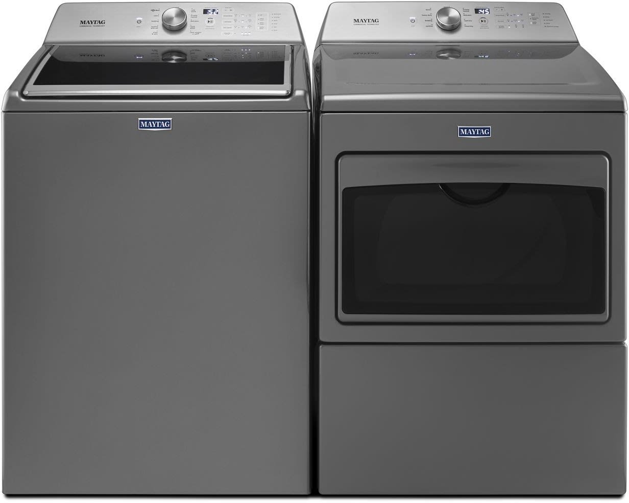Maytag MAWADRGC2 SidebySide Washer & Dryer Set with Top Load Washer