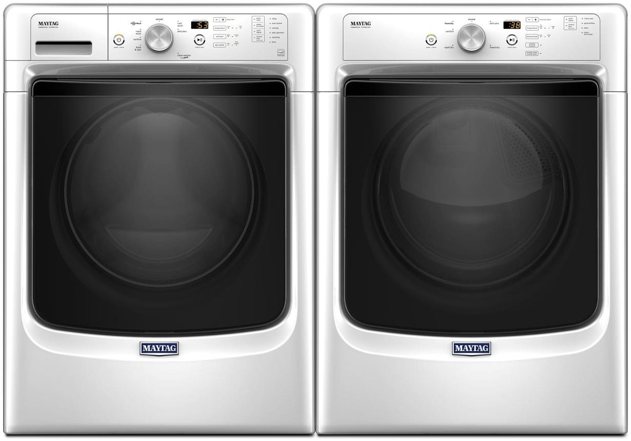 Maytag MAWADREW111 SidebySide Washer & Dryer Set with Front Load