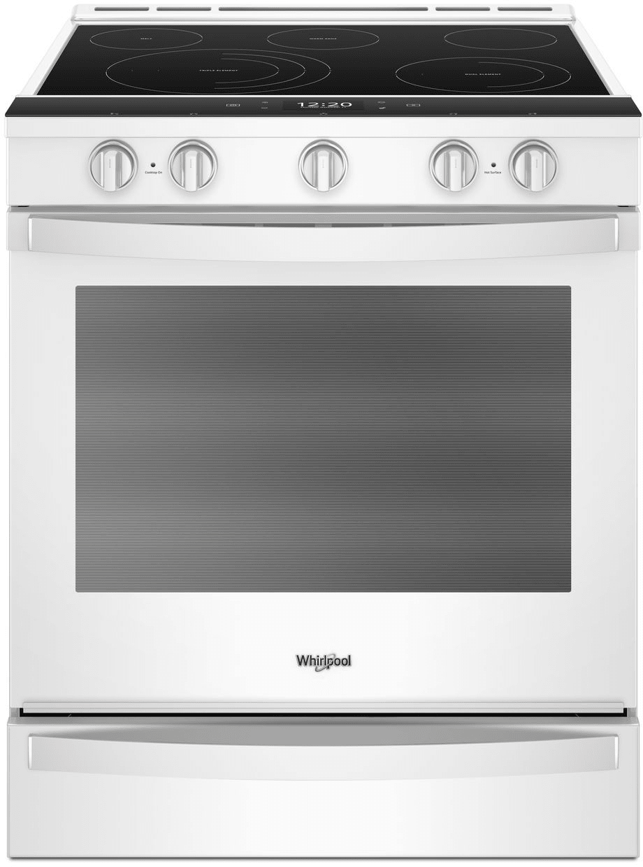 Whirlpool WEE750H0HW 30 Inch SlideIn Electric Range with True