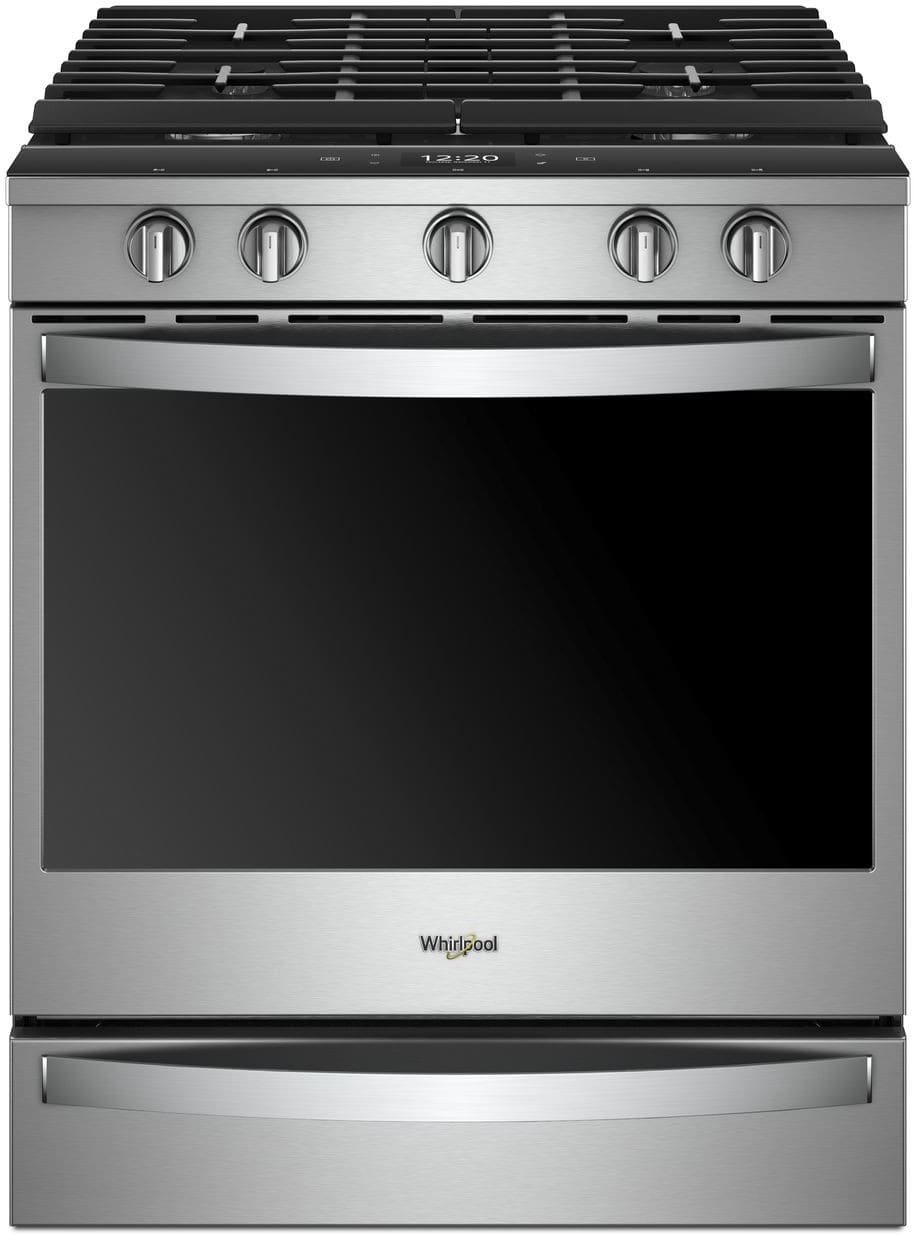 Whirlpool WEG750H0HZ 30 Inch SlideIn Gas Range with True Convection