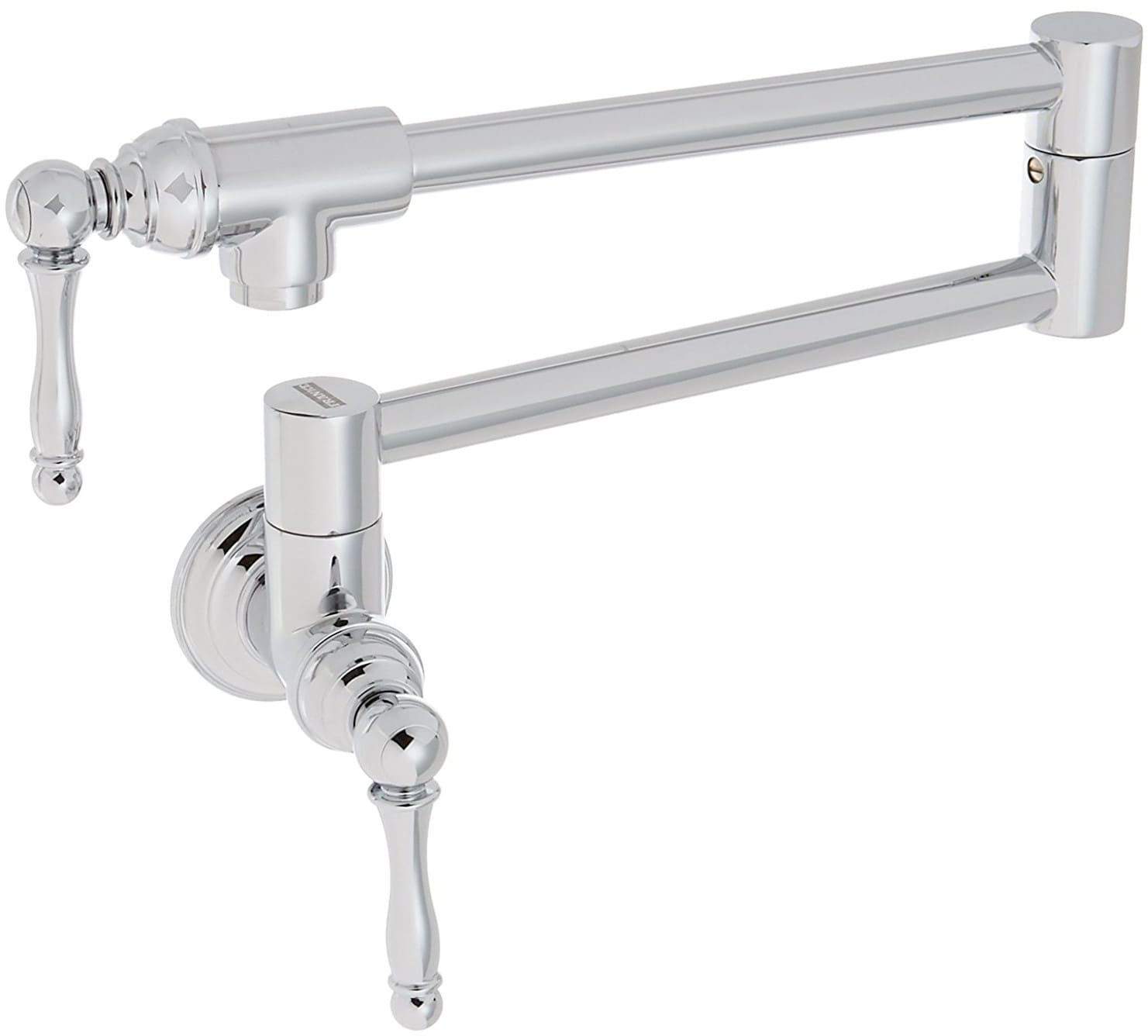 Franke PF3300 Double Handle Wall Mount Pot Filler with Full Spray
