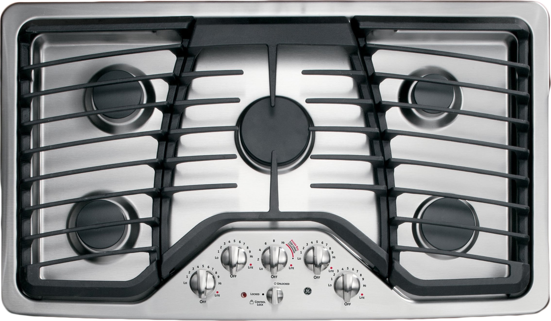 ge-pgp976setss-36-inch-gas-cooktop-with-5-sealed-burners-17-000-btu