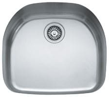Franke Pcx1102109 21 Inch Undermount Single Bowl Stainless Steel Franke Prestige Series Pcx1102109 Stainless Steel Sink Without Integral Ledge Shelf