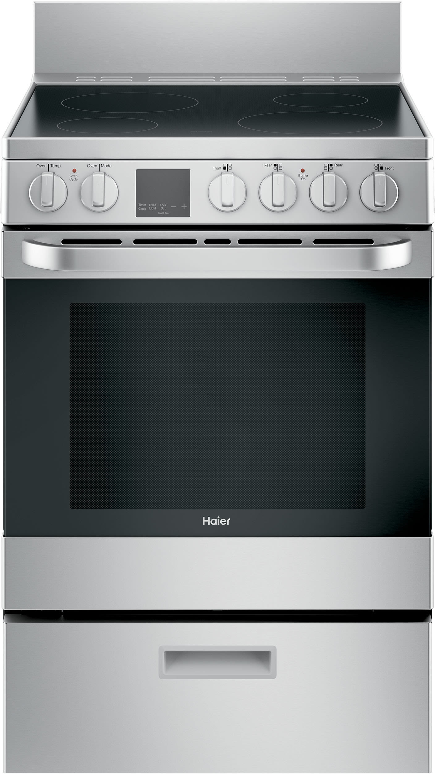 Haier QAS740RMSS 24 Inch Freestanding Electric Range with Convection