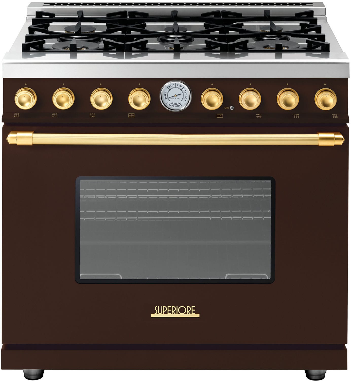 Superiore RD361GCMG 36 Inch Freestanding Gas Range with 6 Sealed