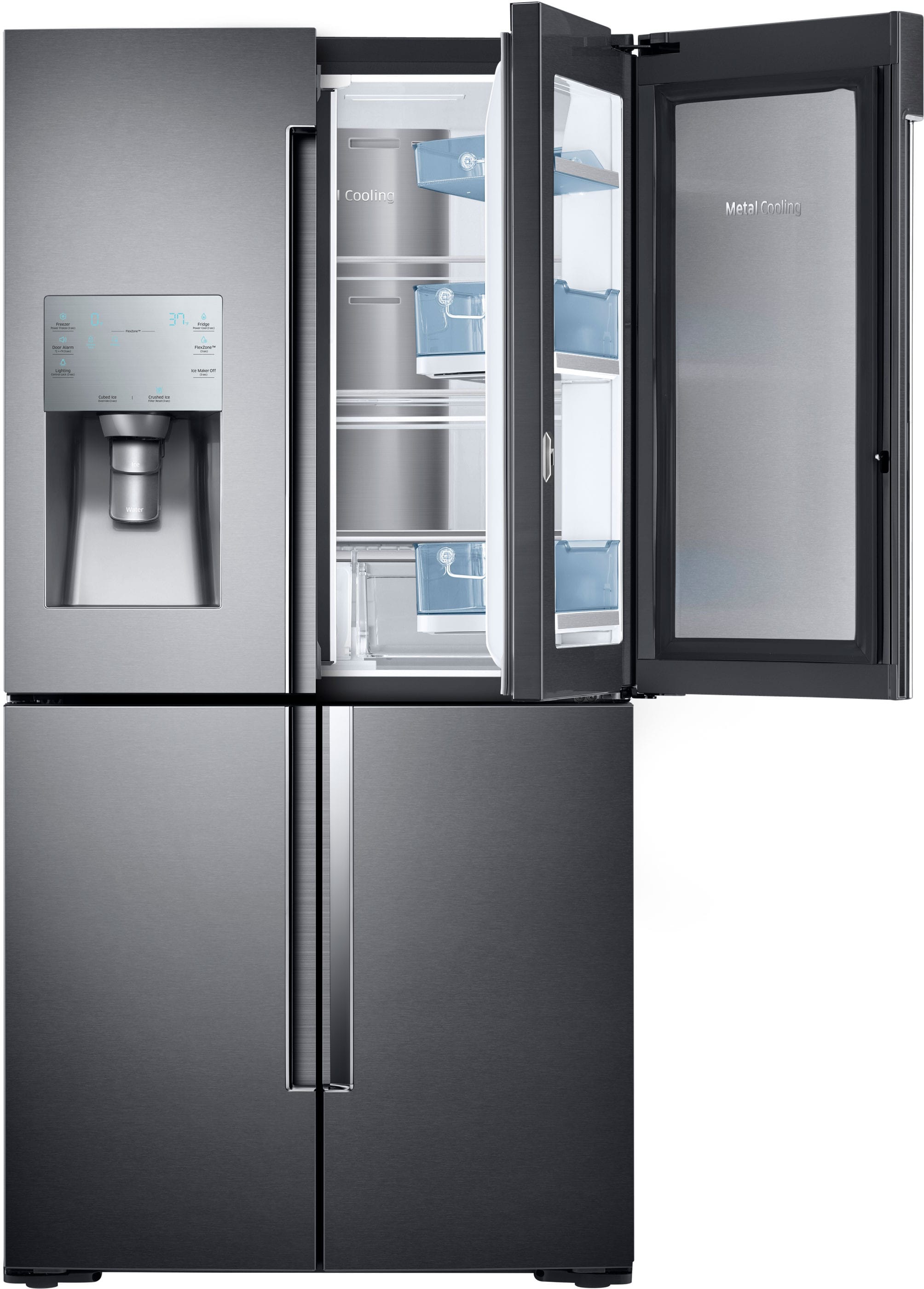 Samsung RF28K9380SG 36 Inch 4Door French Door Refrigerator with 28 cu. ft. Capacity, 4 