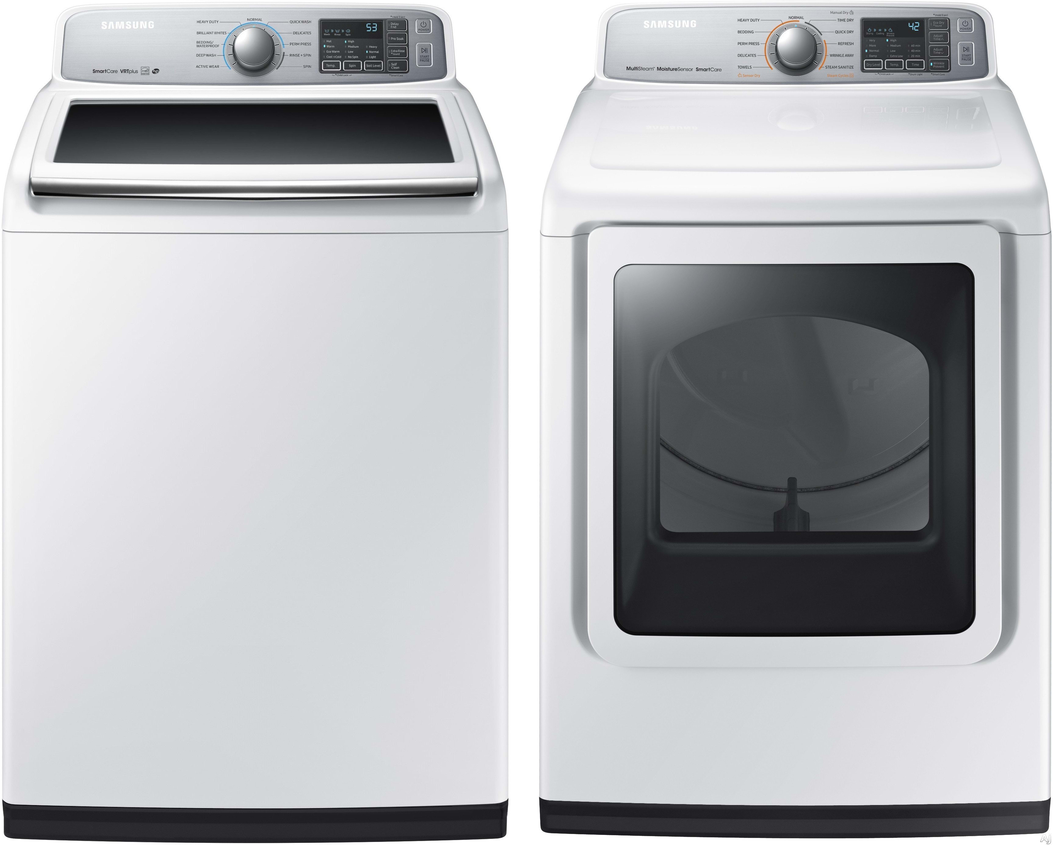 Samsung SAWADREW5 Washer & Dryer Set with Top Load Washer