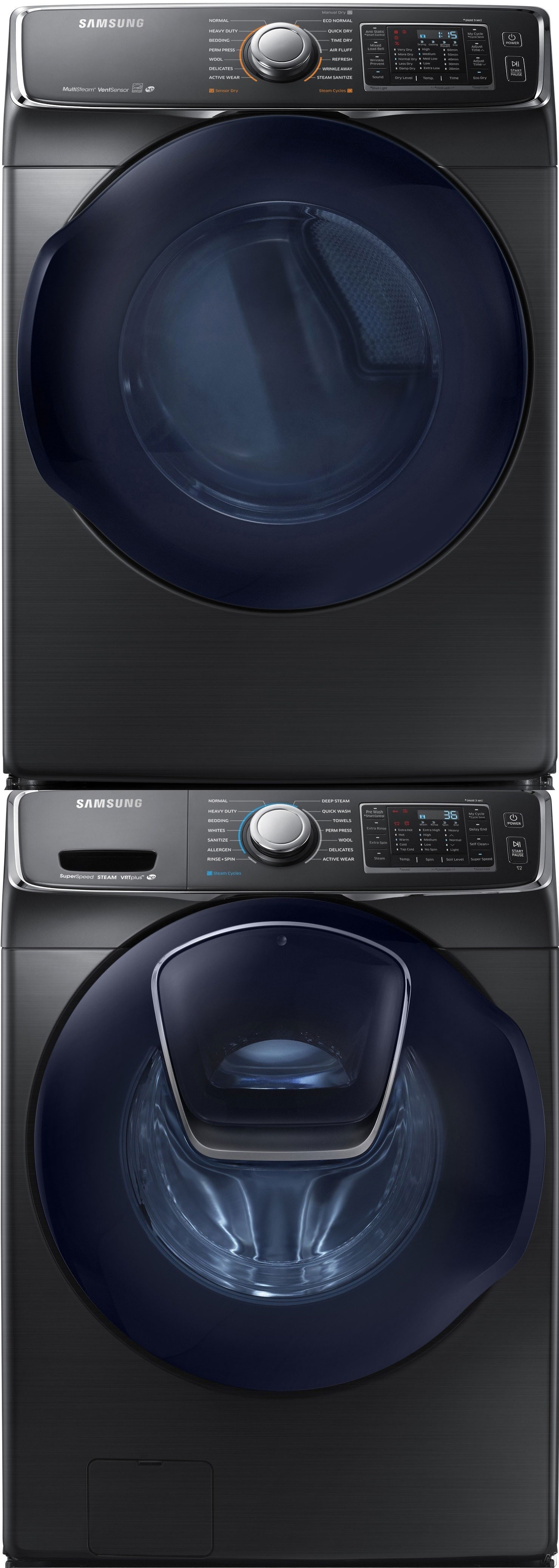 Samsung SAWADRGBS18 Stacked Washer & Dryer Set with Front Load Washer