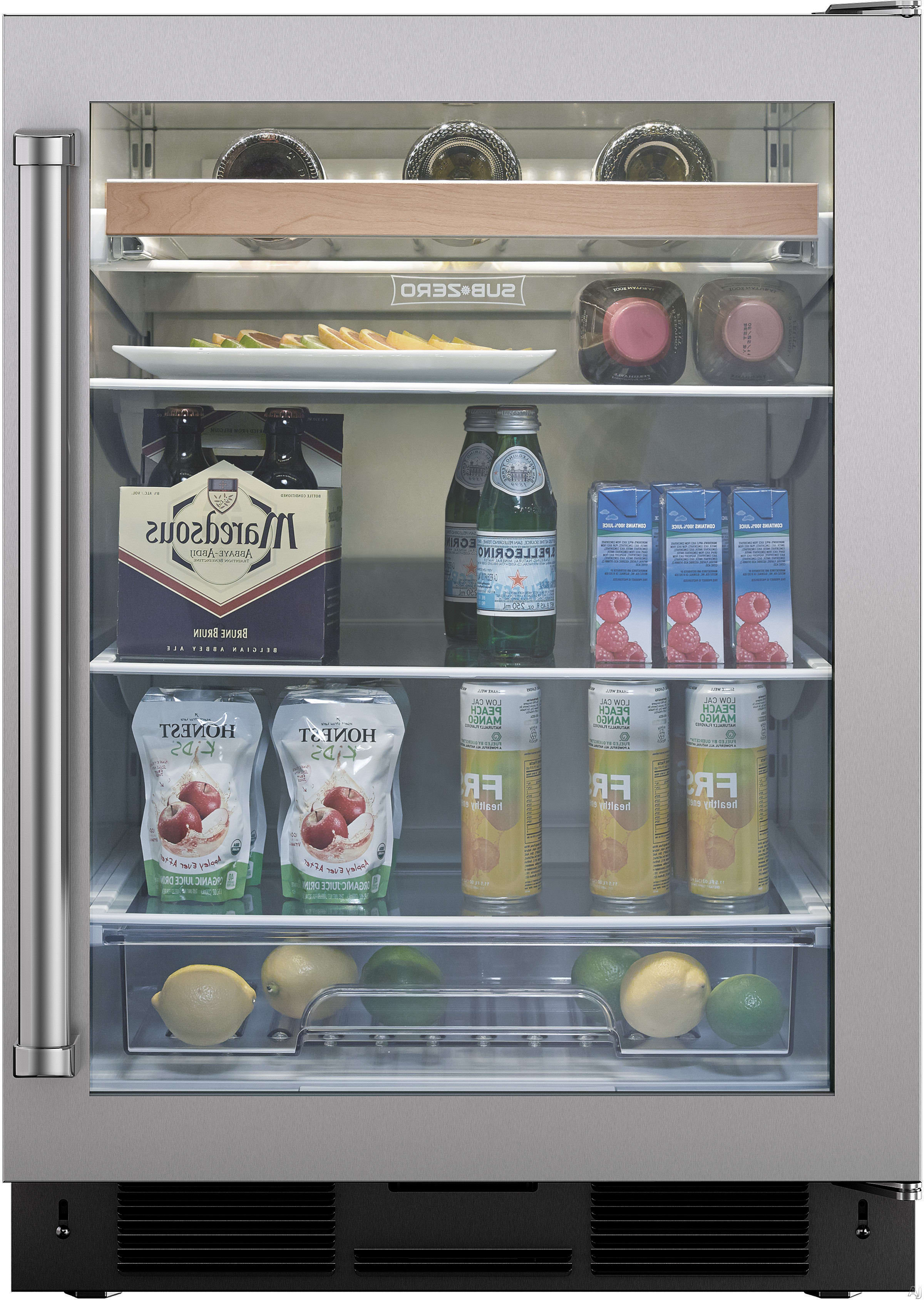 Sub Zero UC24BGSPHRH 24 Inch Built in Undercounter Beverage Center