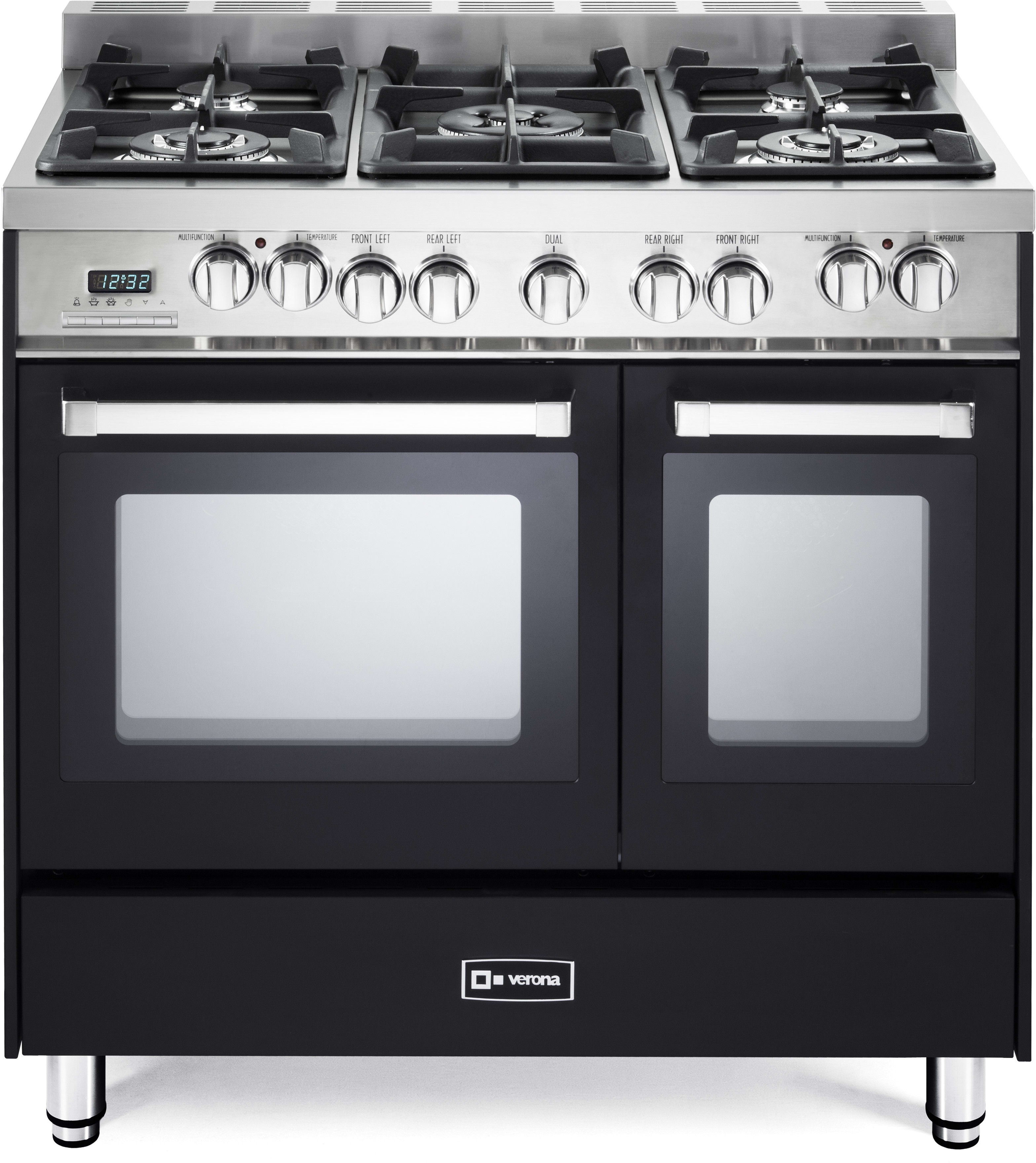 Verona VEFSGE365NDE 36 Inch ProStyle DualFuel Double Oven Range with