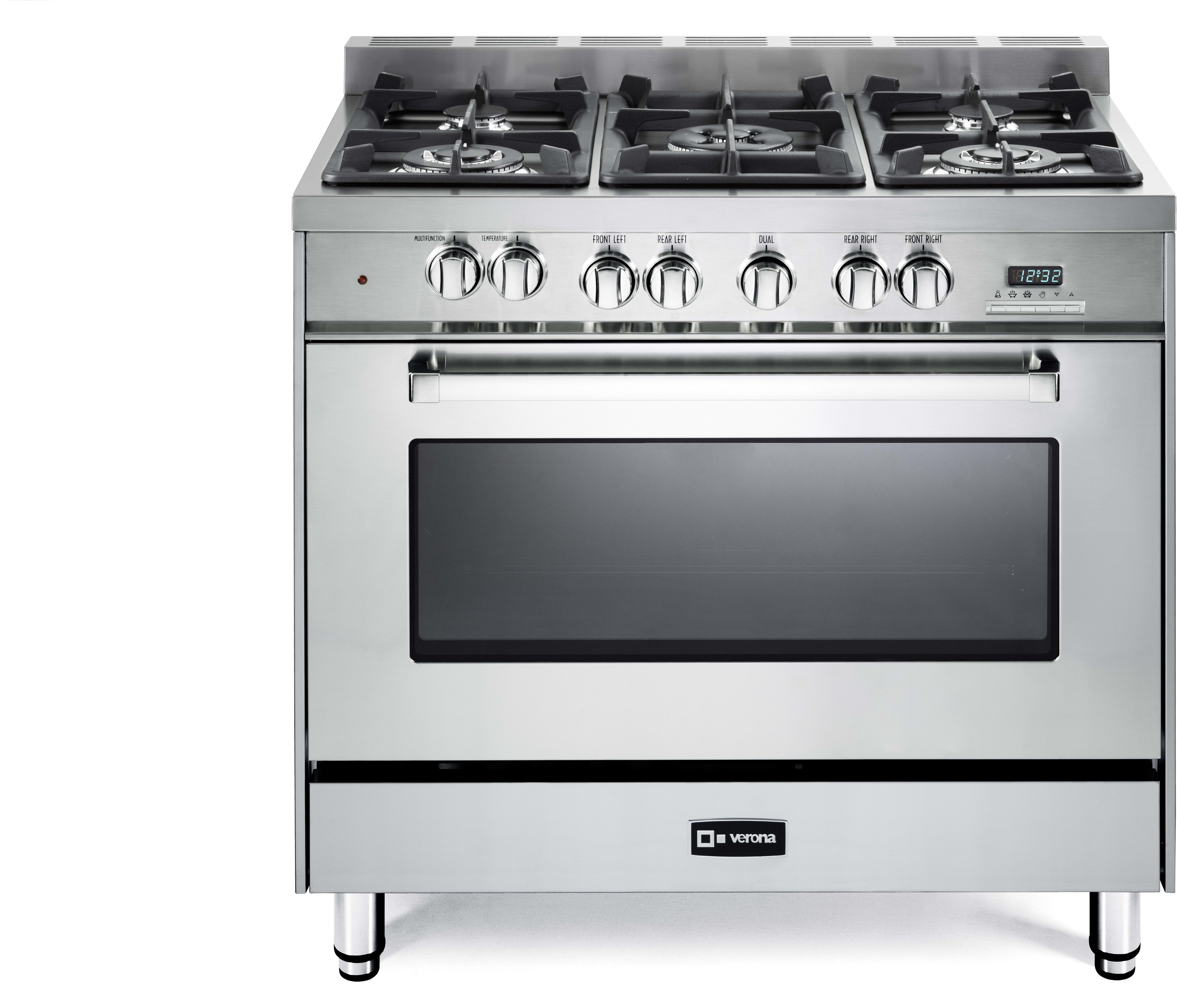 Verona VEFSGE365NSS 36 Inch ProStyle DualFuel Range with 5 Sealed