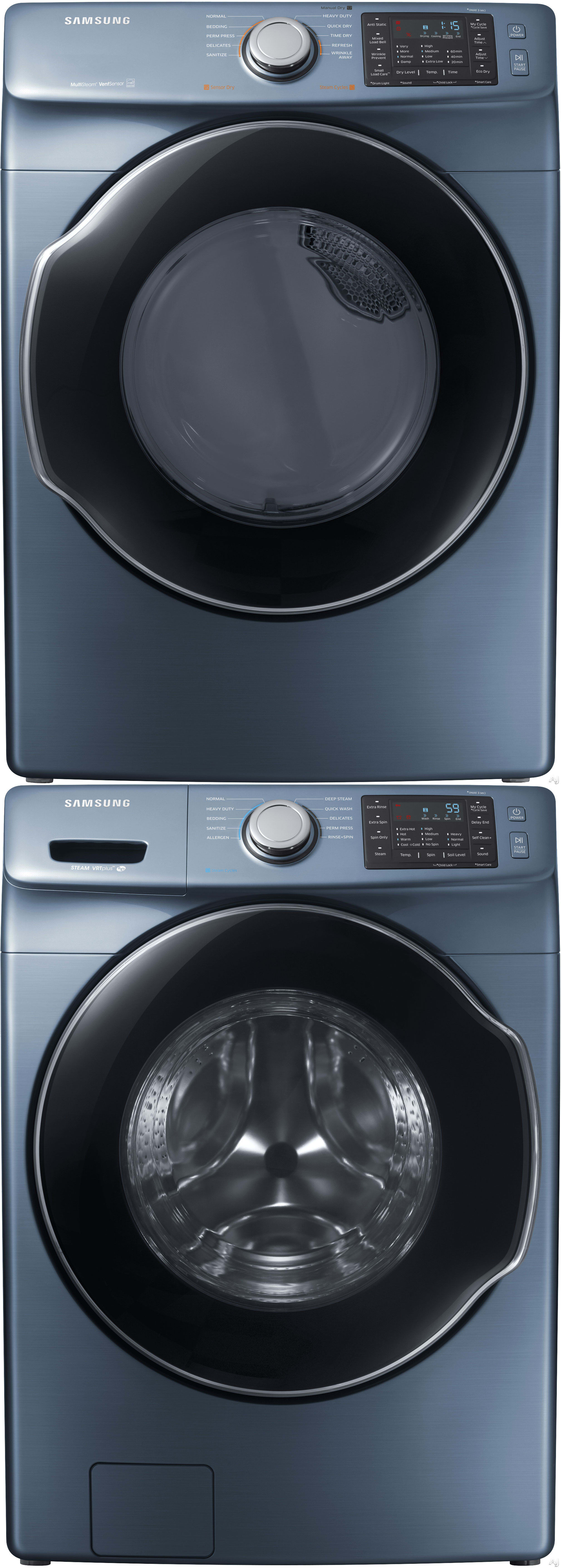 Samsung SAWADREBL24 Stacked Washer & Dryer Set with Front Load Washer