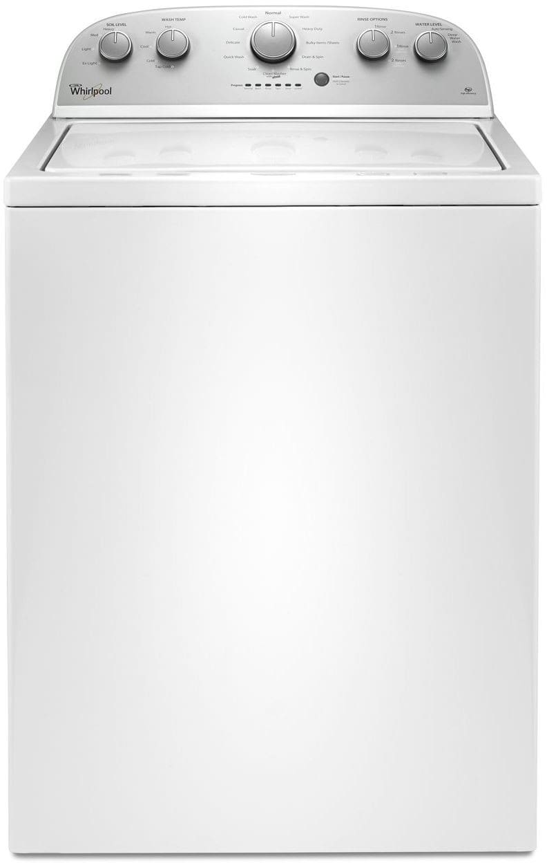 Whirlpool WTW4816FW 28 Inch Top Load Washer with 3.5 cu. ft. Capacity, 12 Wash Cycles, Quick