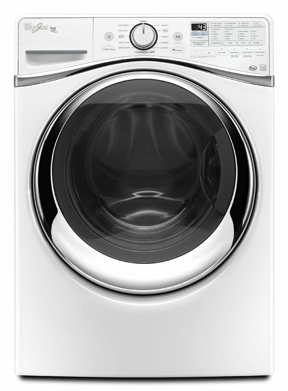 Whirlpool WFW97HEDW 27 Inch 4.5 cu. ft. Front Load Washer with 12 Wash