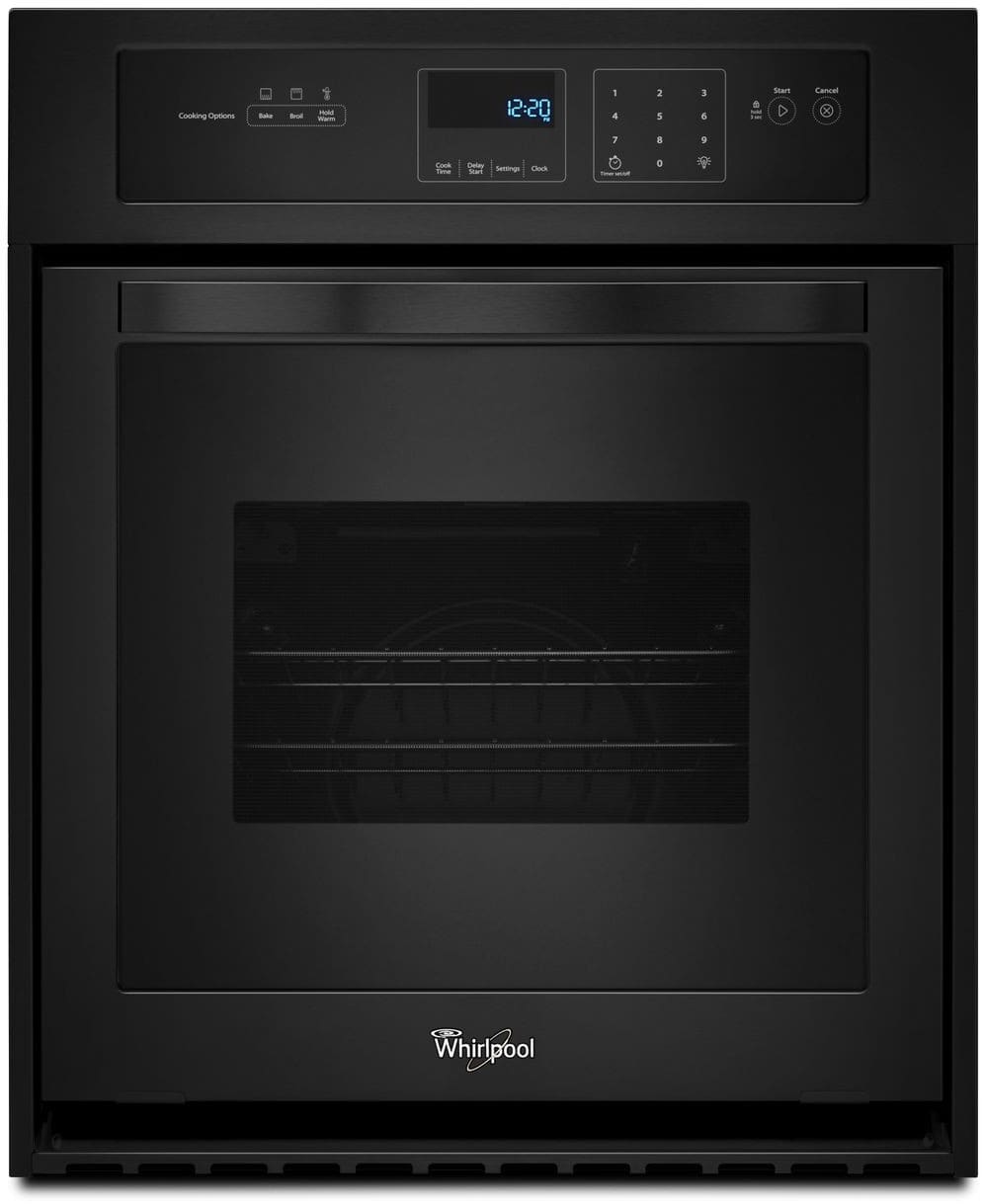 Whirlpool WOS11EM4EB 24 Inch Single Electric Wall Oven with 3.1 cu. ft