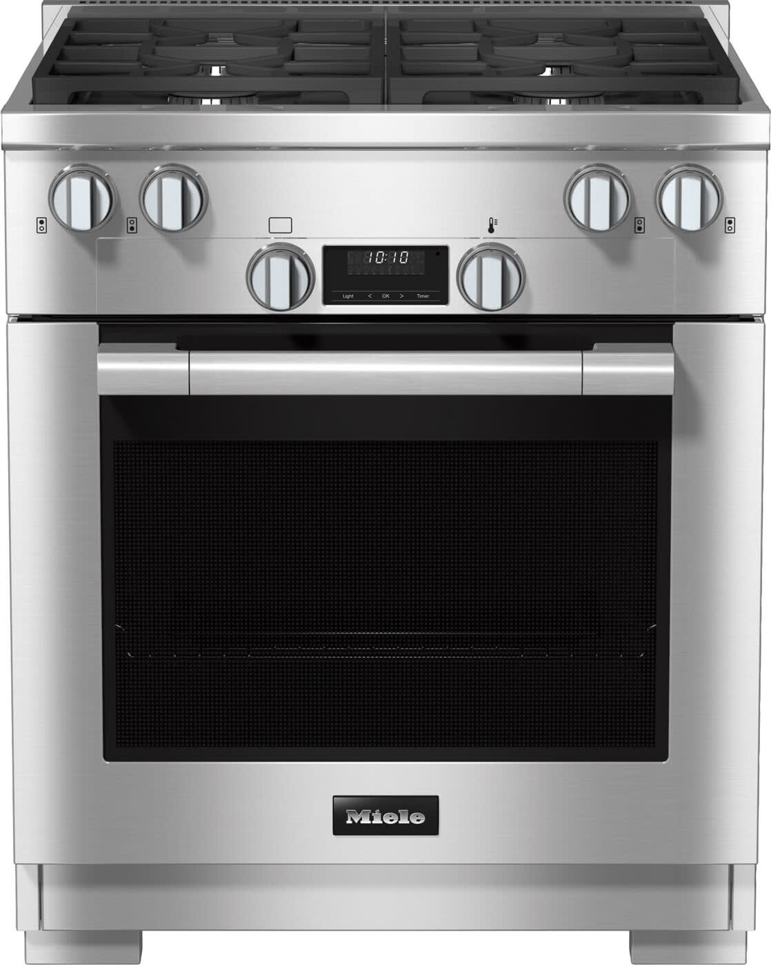 30 Inch Freestanding Gas Range with 4 Sealed Burners, 4.59 cu. ft. Oven Capacity, Continuous Grates, Self Clean, and Direct Select Display: Natural Gas