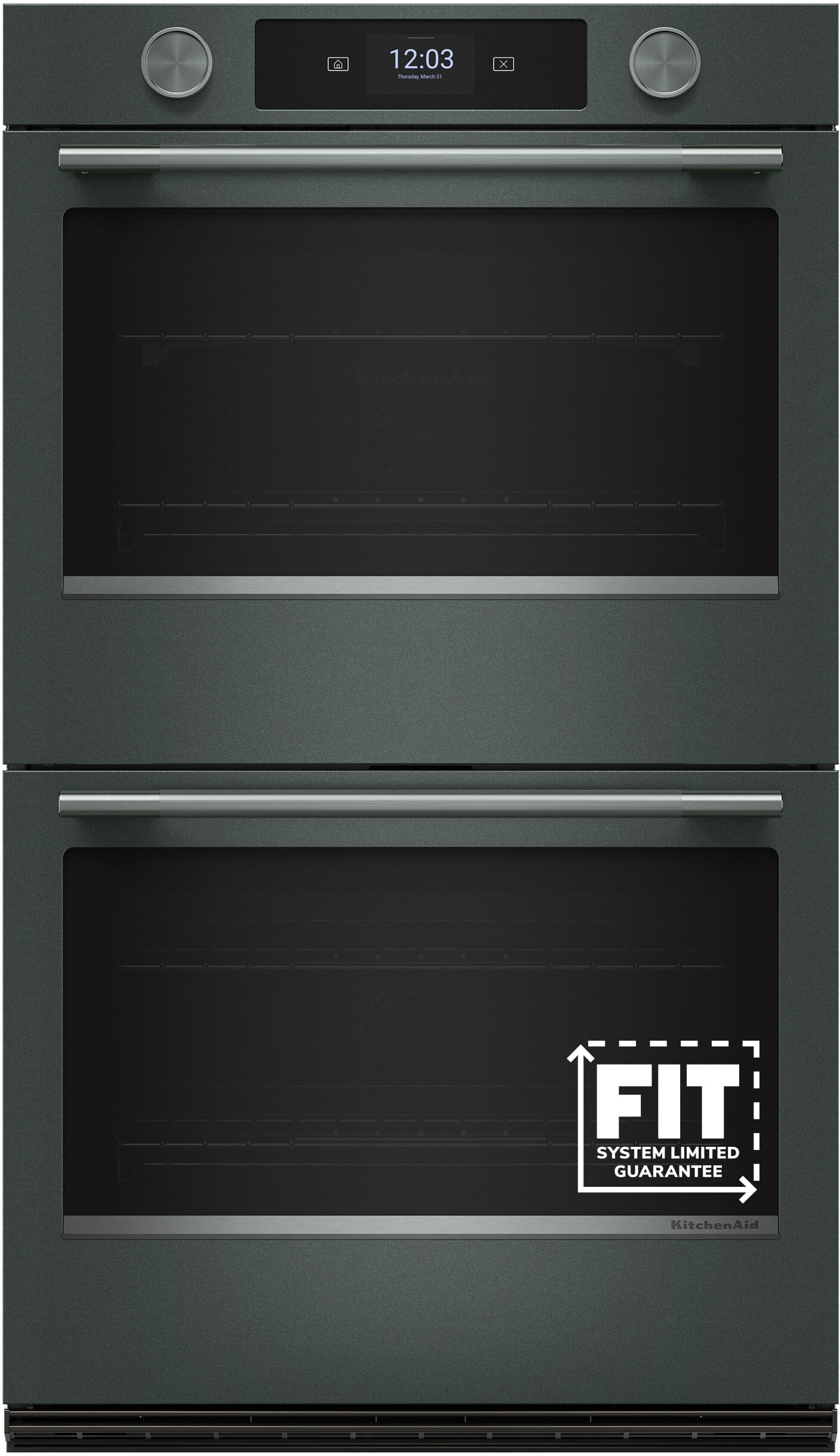 30 Inch Double Convection Smart Electric Wall Oven with 10 cu. ft. Total Capacity, Even-Heat™ True Convection, Steam Clean, Assisted Cook Cycles, Air Fry, Temperature Probe, Backlit Knobs, Sabbath Mode, and Star-K Certified: Juniper