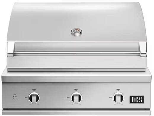 36 Inch Built In Liquid Propane Grill with 1164 Sq. In. Total Cooking Space, Extra Cooking Area, Double Sided Grilling Grates, Charcoal Burner/ Smoker Tray, Grease Management System, Metal Dials and 2 Level Rack & Tray Included