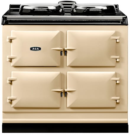 39 Inch Freestanding Electric Range with 2 Element Burners, Triple Oven, 4.5 Cu. Ft. Total Capacity, Manual Clean, Boiling Plate, Simmering Plate, Roasting Oven, Baking Oven, Slow Cook Oven, and 10 Cooking Methods: Cream