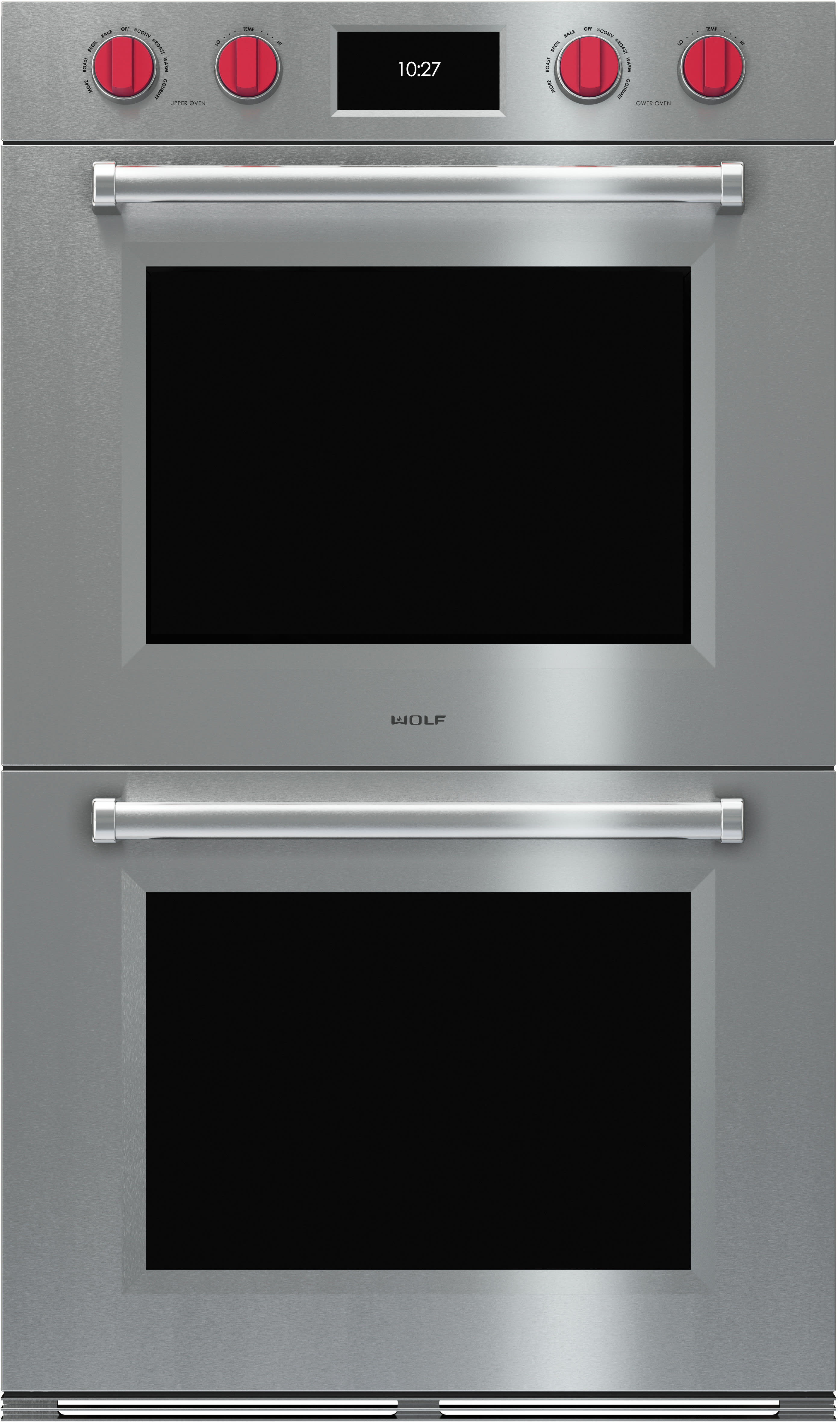 30 Inch Double Smart Electric Wall Oven with 10.2 cu. ft. Total Capacity, Dual VertiFlow™ Convection System, 10 Cooking Modes, Self Clean, Gourmet Mode, Temperature Probe and Star-K Certified Sabbath Mode: Professional
