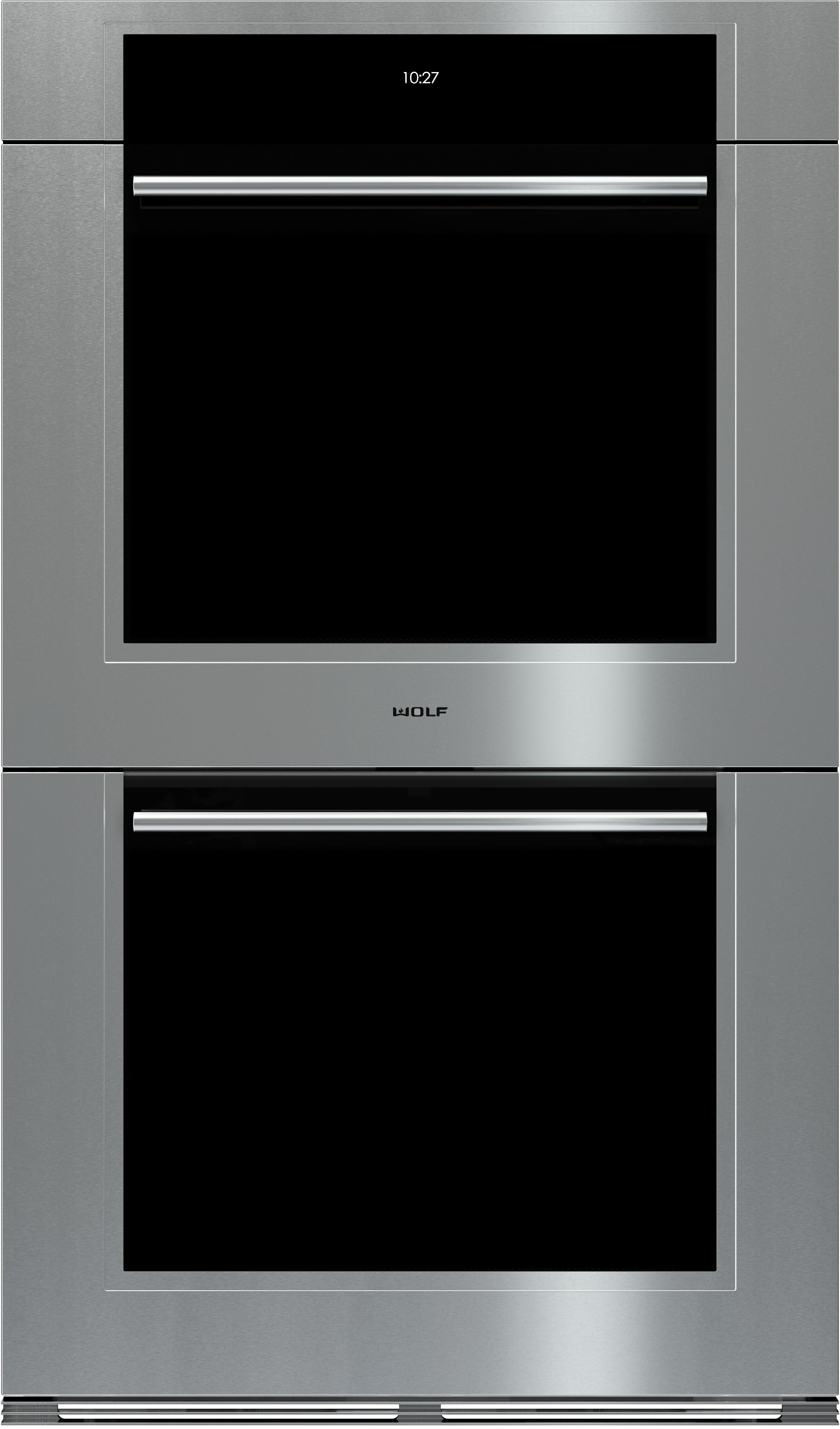 30 Inch Double Smart Electric Wall Oven with 5.1 Cu. Ft., Dual VertiFlow™ Convection System, 10 Cooking Modes, Self Clean, Gourmet Mode, Temperature Probe and Star-K Certified Sabbath Mode: Transitional