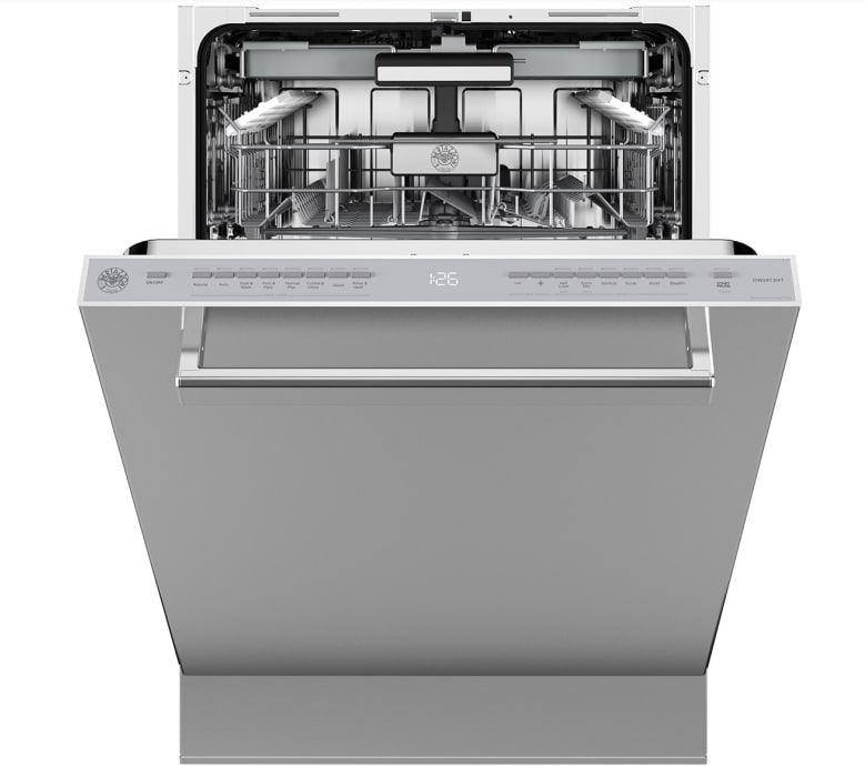 24 Inch Fully Integrated Built-In Dishwasher with 16 Place Setting Capacity, 8 Wash Cycles, Multi-Functional 3rd Rack, 39 dBA, and NSF-Certified Sanitize Option