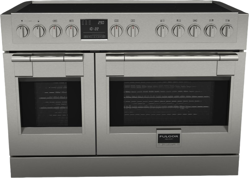 48 Inch Freestanding Professional Induction Range with 7 Elements, Double Oven, 6.5 cu. ft. Convection Oven, Self-Clean Mode, and Pan Detection System