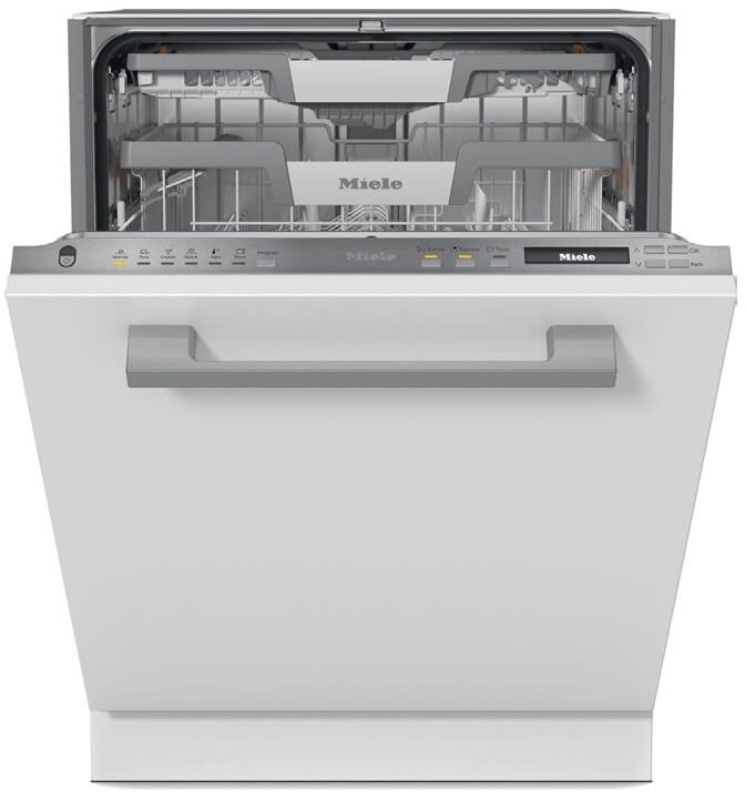24 Inch Built-In Fully Integrated Smart Dishwasher with 16 Place Settings, 42 dBA, 9 Wash Programs, 3D MultiFlex Cutlery Tray, Miele@home, QuickIntenseWash, SaniWash, Delay Start, DirectSelect Controls, Water Softener and Energy Star Certified: Panel Ready