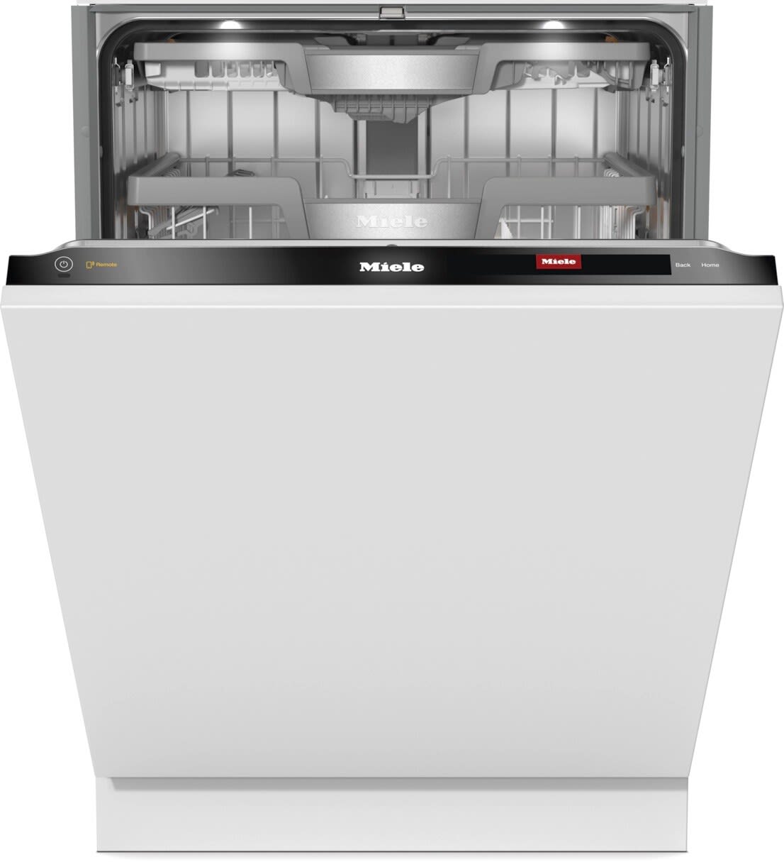 24 Inch Built-In Fully Integrated Panel Ready Smart Dishwasher with 16 Place Setting Capacity, 15 Cycle Programs, AutoDos w/ PowerDisk, Miele@home, EcoPower, MaxiComfort, QuickIntenseWash, Knock2Open, M Touch S Controls, SaniWash Cycle, Remote Start, 39/37 dBA, Water Softener and ENERGY STAR Certified
