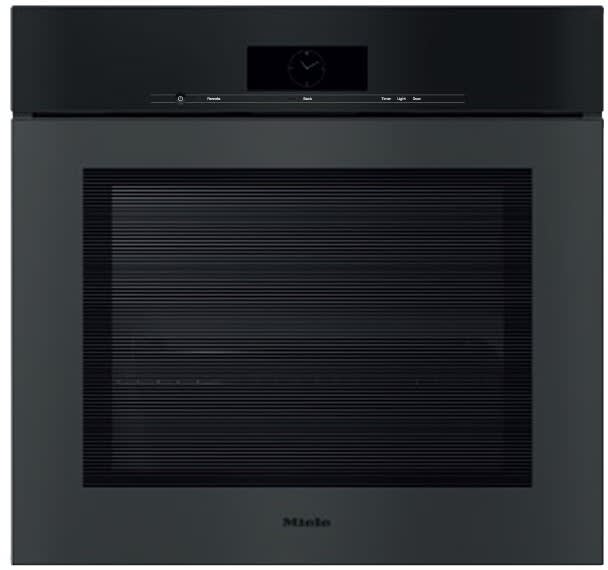 30 Inch Single Convection Smart Electric Wall Oven with 4.59 cu. ft. Oven Capacity, Handleless Design, Self-Clean Oven, M-Touch Display, Miele@home, Wireless Precision Probe, and FoodView: Matte Black
