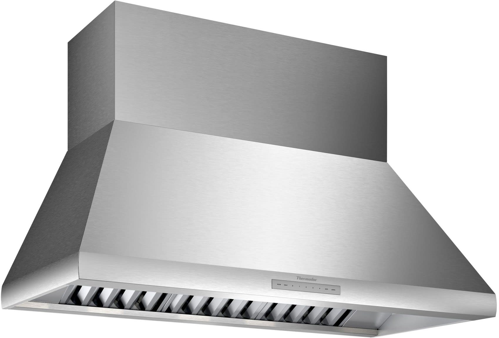 48 Inch Wall Mount Range Hood with 4-Speed, Blower Sold Separately, Touch Control, LED Lighting, Baffle Filter, Powerfully Quiet® System, and Delay Shut Off