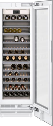 24 Inch Panel Ready Tri-Zone Smart Wine Cooler with 99-Bottle Capacity, 12 Oakwood Trays, Glare-Free LED Lighting, TFT Touch Display, 41°F to 68°F Temperature Range, and Star-K Certified