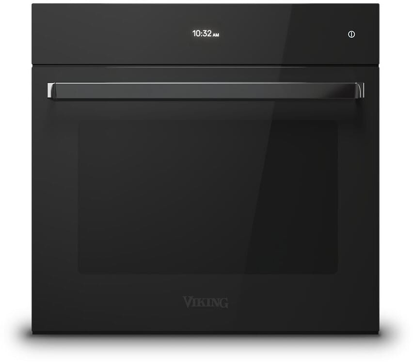 30 Inch Single Convection Electric Wall Oven with 4.3 cu. ft. Oven Capacity, Steam Clean, Two-Speed Convection System, and Concealed 6-Pass Bake Element: Black Glass