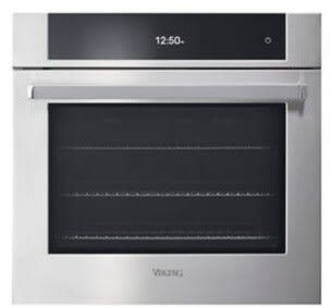 30 Inch Single Convection Electric Wall Oven with 4.3 cu. ft. Oven Capacity, Steam Clean, Two-Speed Convection System, and Concealed 6-Pass Bake Element: Stainless Steel