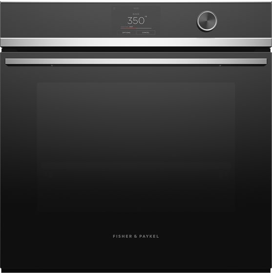 24 Inch Single Convection Smart Electric Wall Oven with 3 cu. ft. Oven Capacity, True Convection, Pyrolytic Self-Clean, Aero Bake, Aero Broil, Air Fry and ADA Compliant