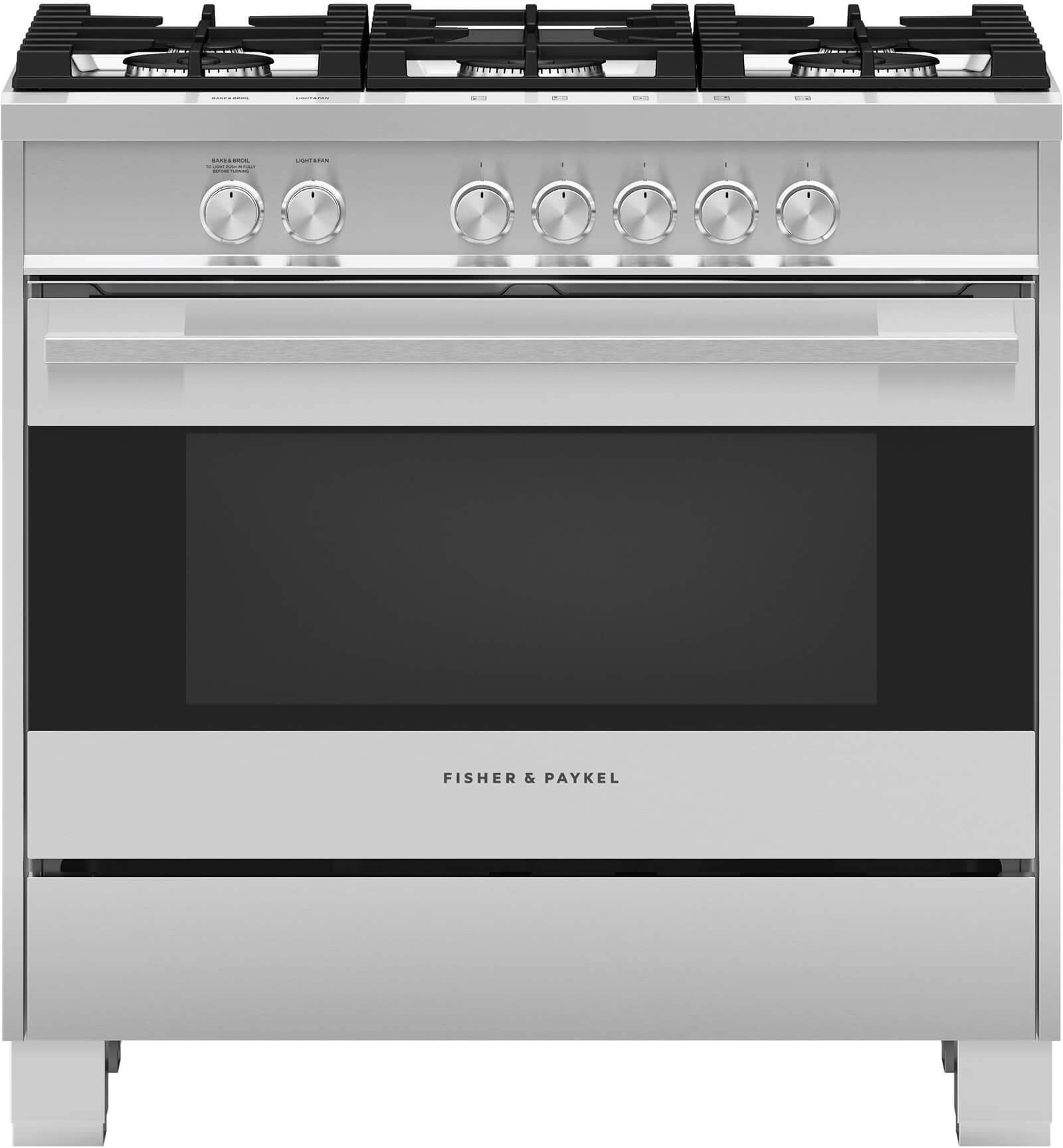 36 Inch Freestanding Gas Range with AeroTech™ Technology, Aero™ Bake, Soft Close Door, Storage Drawer and 4.9 cu. ft. Oven Capacity