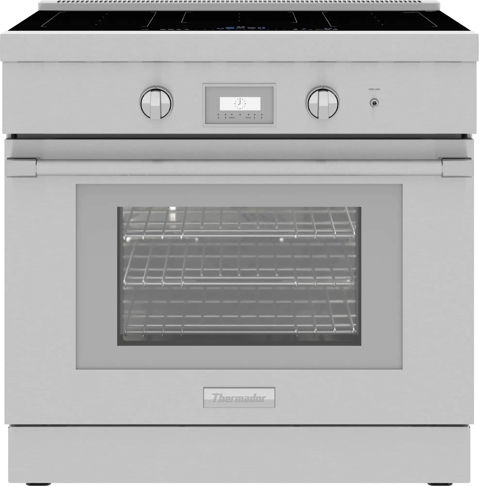 36 Inch Freestanding Induction Smart Range with 5 Elements, 4.9 cu. ft. Oven Capacity, Superfast 2-Hour Self-Clean, Frameless Design, and Truly Flush Mounted