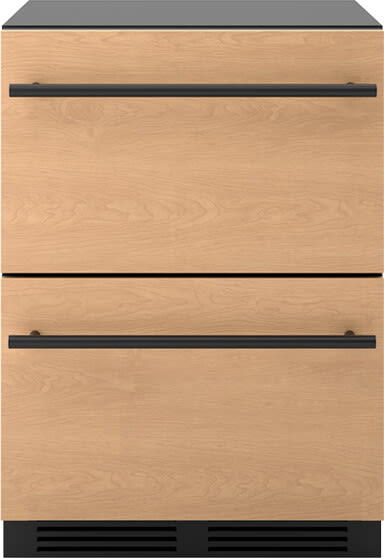 24 Inch Dual Zone Refrigerator Drawers with 5.1 Cu. Ft. Capacity, PreciseTemp™, Active Cooling Technology, Soft-Close Drawers, Drawer Organizers, Door Alarm, Sabbath Mode and Energy Star Certified: Panel Ready
