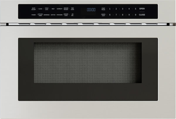 1.2 cu. ft. Built-In Microwave Drawer with 1,000 Watts, 10 Power Levels, Preset Cooking Options, Sensor Cooking, Built-In Clock, Easy Clean Coating, Interior Lighting, Electronic Touch Controls, and ADA Compliant