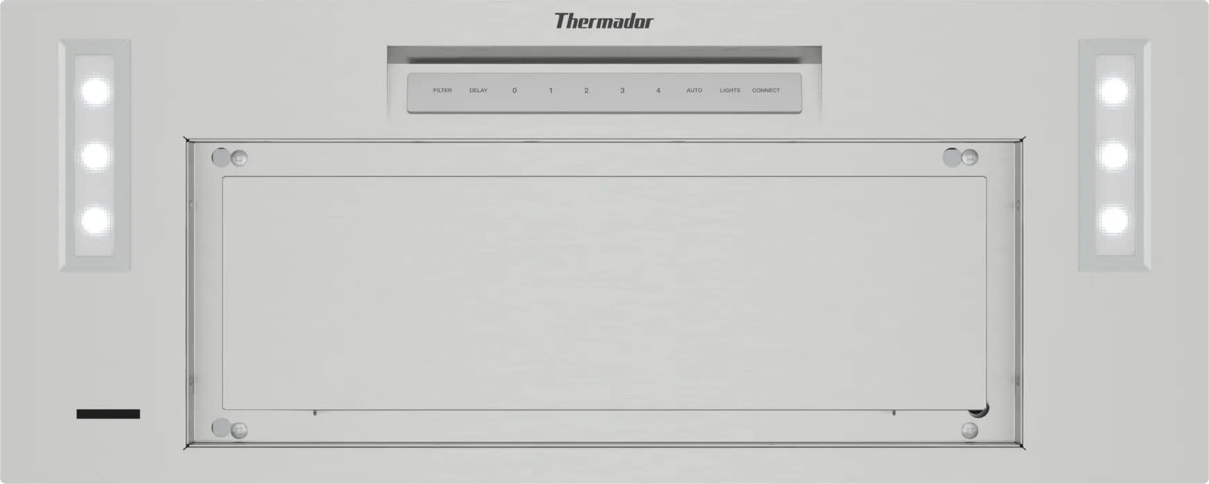 30 Inch Under Cabinet Smart Range Hood with 4-Speed/300 CFM Blower, Sleek Electronic Touch Control Panel, LED Lighting, and Dishwasher Safe Aluminum Filter