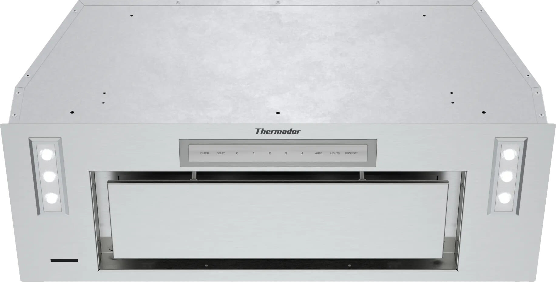 30 Inch Under Cabinet Smart Range Hood with 4-Speed/300 CFM Blower, Sleek Electronic Touch Control Panel, LED Lighting, and Dishwasher Safe Aluminum Filter