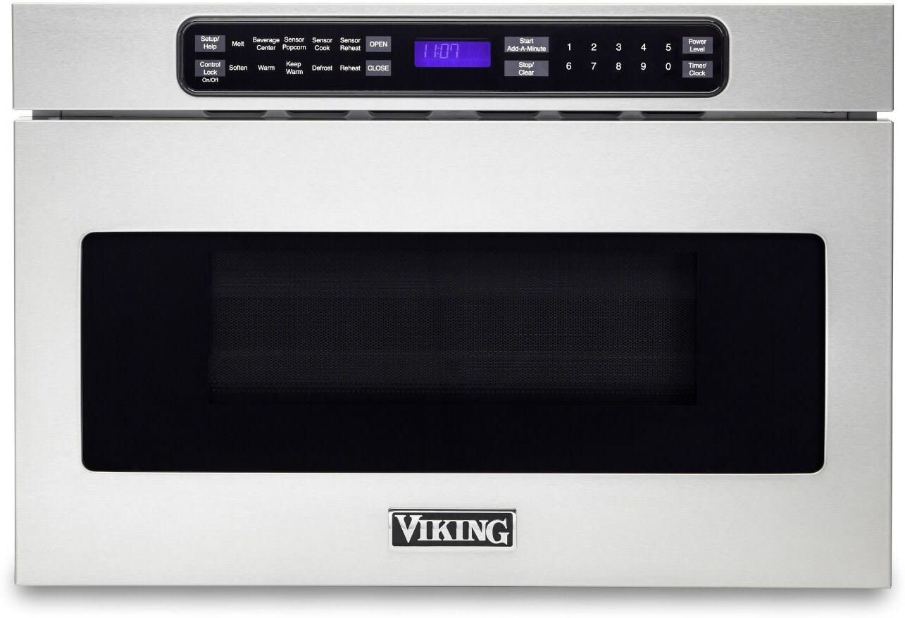 24 Inch Undercounter DrawerMicro Microwave Oven with 1.2 cu. ft. Capacity, 1,000 Watts, 11 Power Levels, 12 Sensor Cook Programs, Keep Warm Setting, Melt Setting, Soften Setting, Beverage Center, 5 Defrost Settings and Add-a-Minute Button