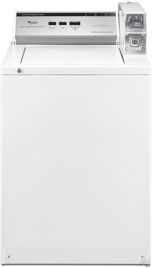 Whirlpool CAM2752TQ 27 Inch Coin Operated Commercial TopLoad Washer
