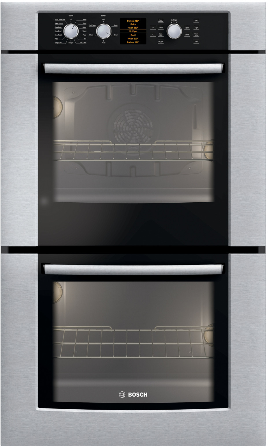 Bosch HBL5650UC 30 Inch Double Electric Wall Oven with Genuine European