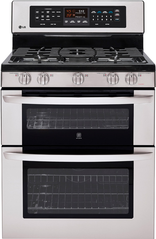 LG LDG3017ST 30 Inch Freestanding Gas Double Oven Range with 5 Sealed