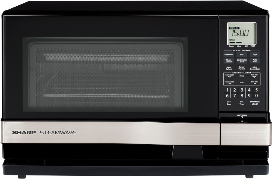 Sharp AX1100 1.0 cu. ft. Countertop SteamWave Microwave Oven with 900