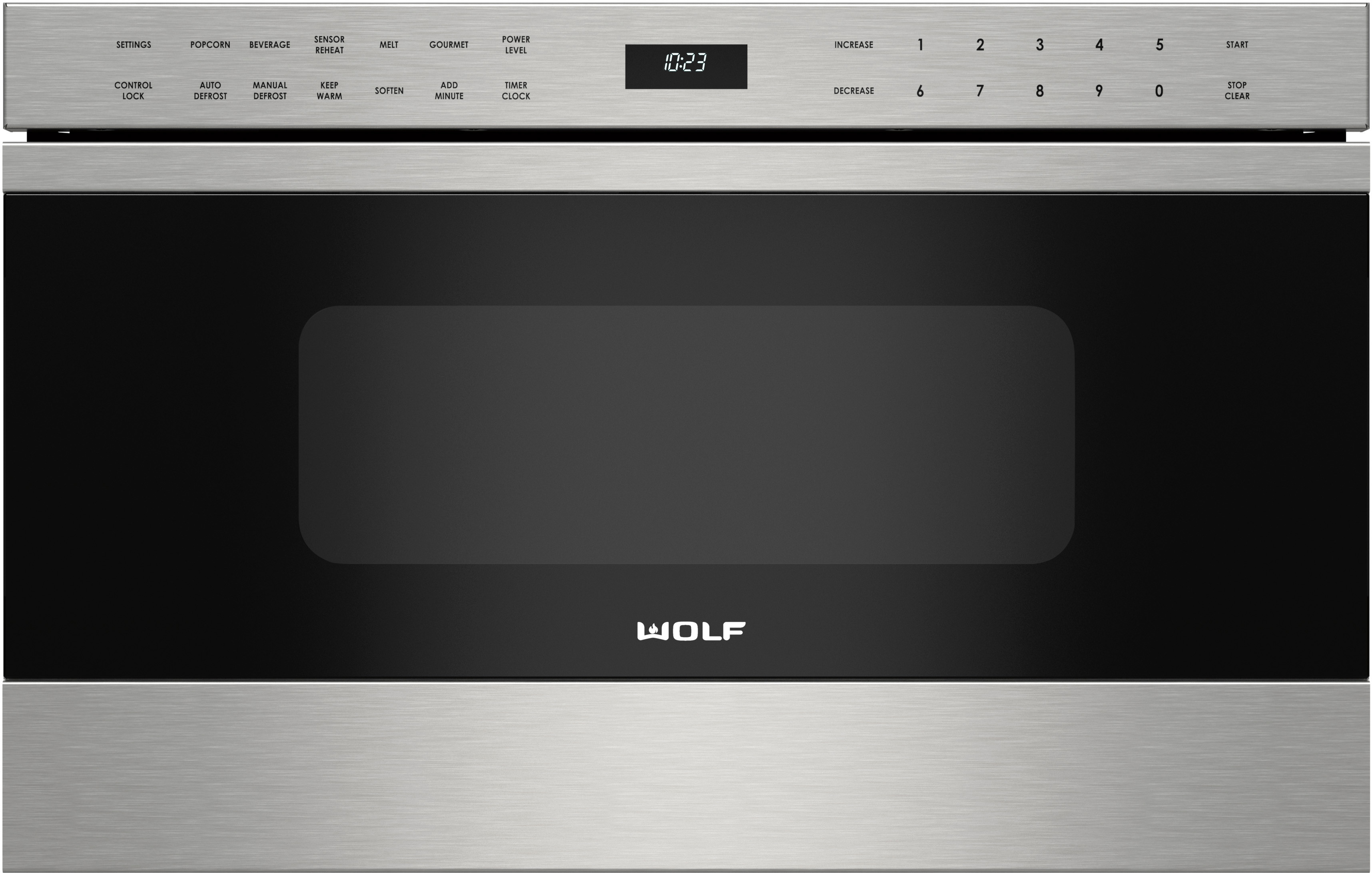 Wolf MD24TES 24 Inch Microwave Drawer with 1.2 cu. ft. Capacity, 950
