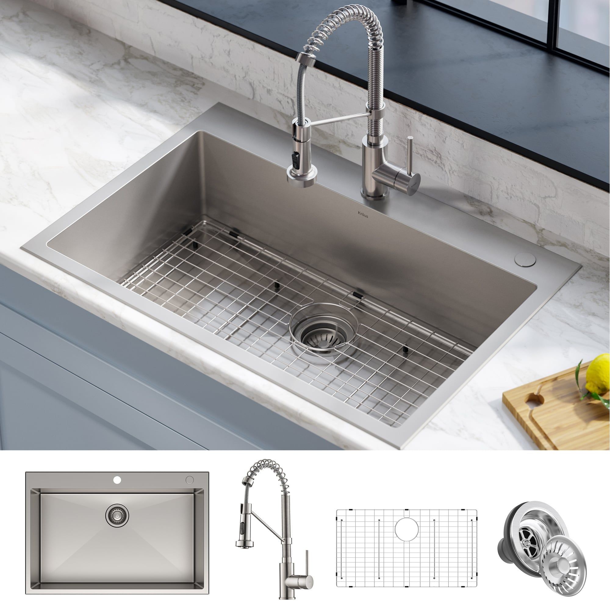 Stainless Steel Kitchen Sink Accessories