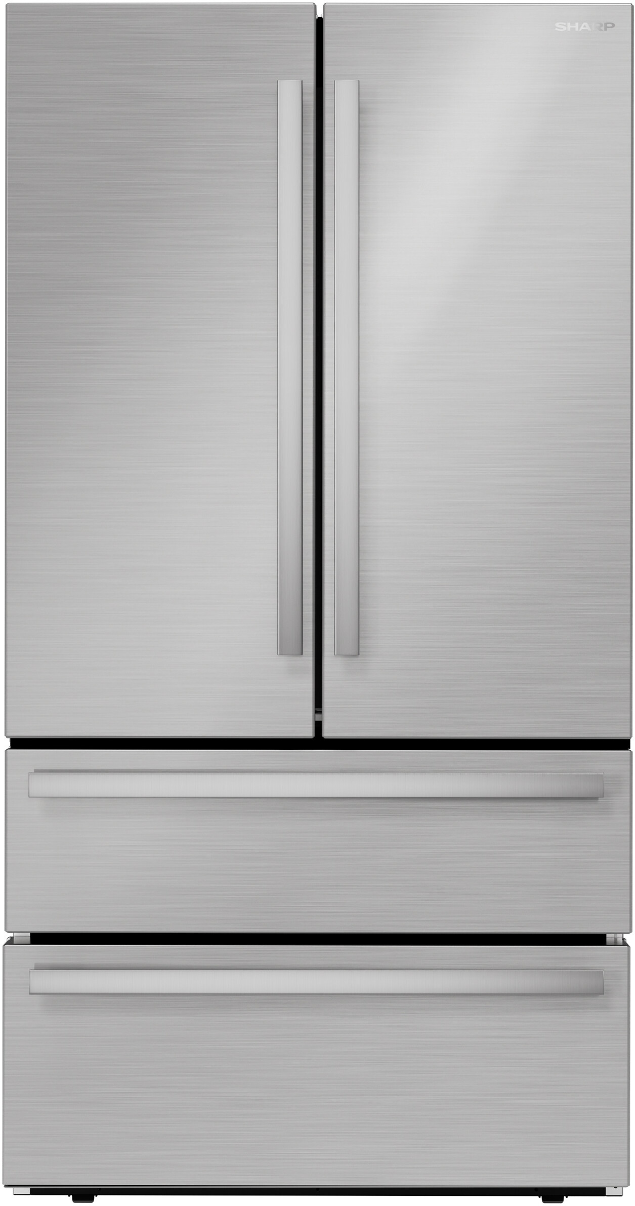 36 Inch 36"" Counter Depth French Door Refrigerator - Sharp SJG2351FS